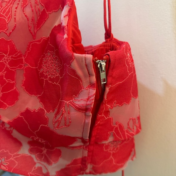 Red Ruffle Top - Picture 3 of 6